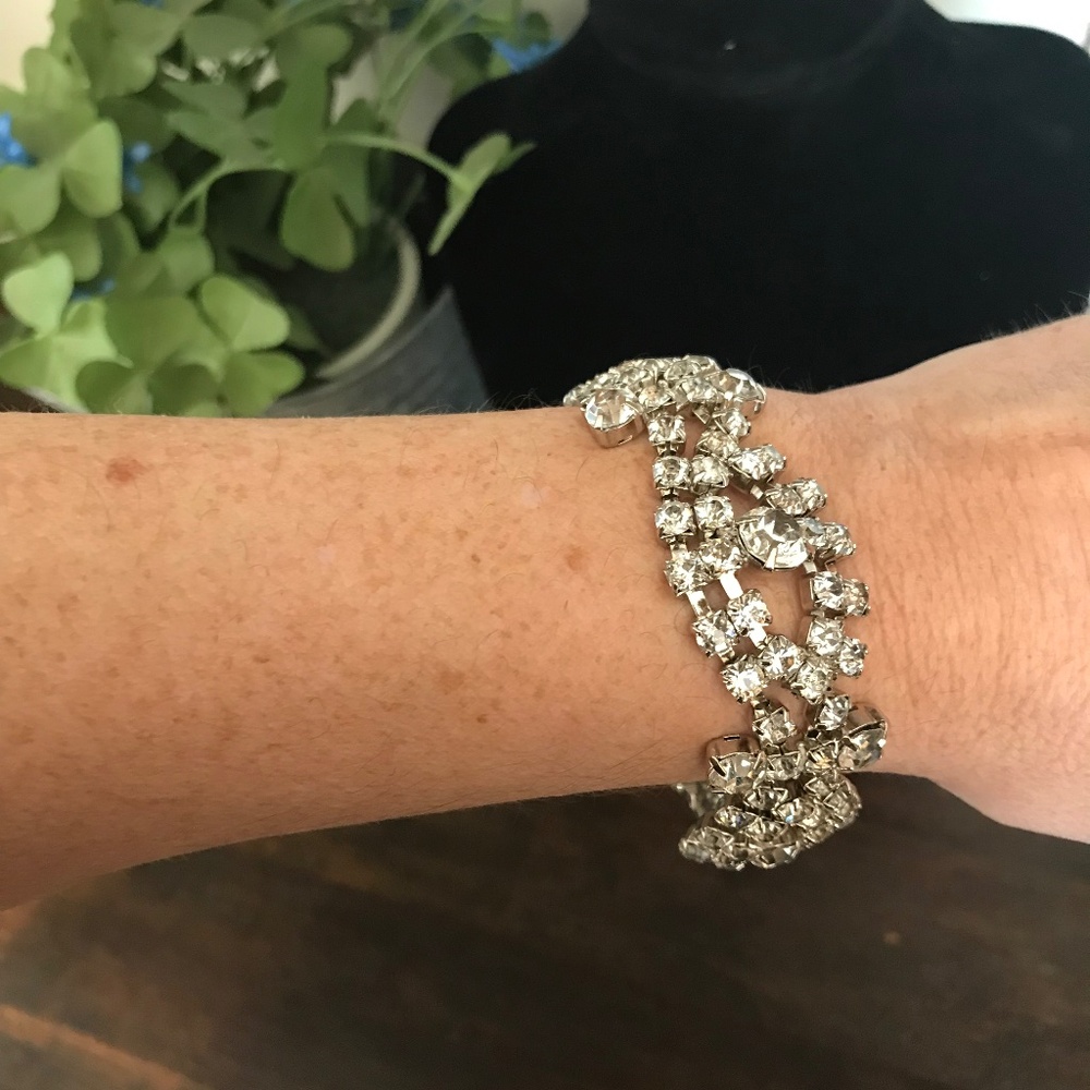 Vintage Rhinestone Bracelet